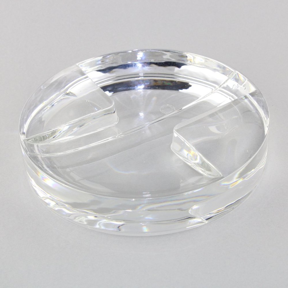 Cristallo Di Censo Art Glass Round Ashtray